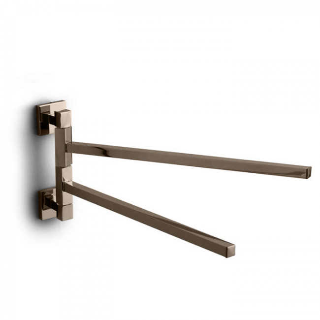 Bertocci Settecento Полотенцедержатель двойной 37 см, подвесной, цвет: nichel mat Bertocci Settecento Полотенцедержатель двойной 37 см, подвесной, цвет: nichel mat