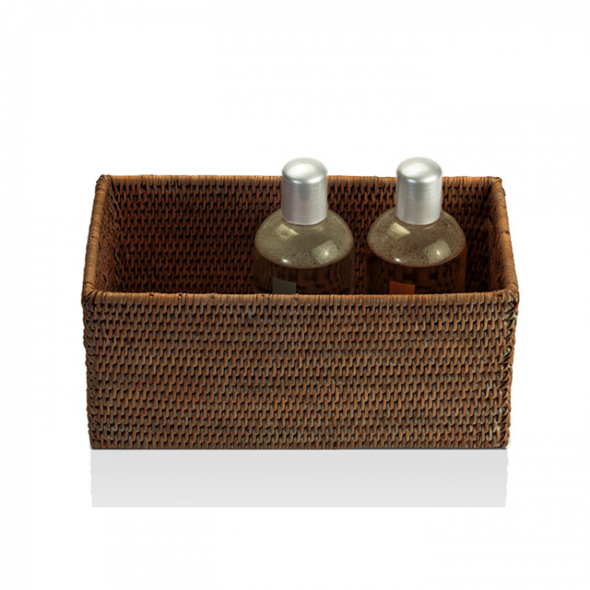 Decor Walther Basket UTB Универсальная коробка 16x31x13см, настольная, цвет: ротанг темный
