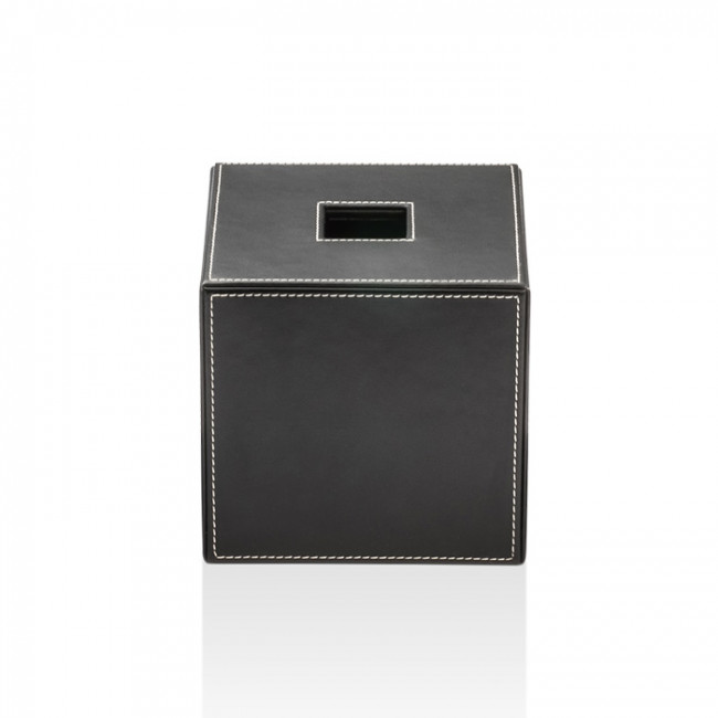 Decor Walther Brownie KB 41 Диспенсер для салфеток 14x14x14см, настольный, цвет: черная кожа