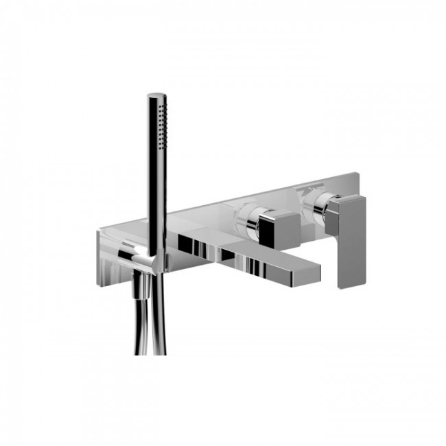 Fantini Mint Смеситель для ванны, встраиваемый, цвет: нержавеющая сталь 34 93 F721B