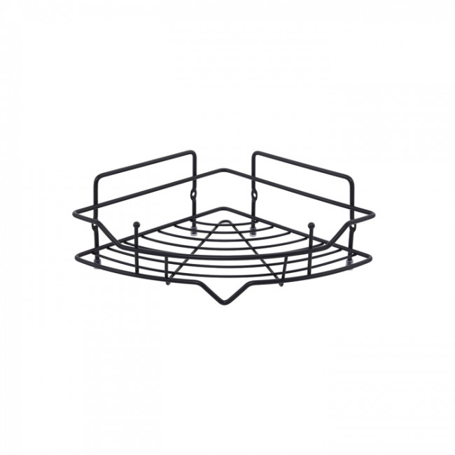 Полка одноярусная угловая Milardo Grid проволока стальная, чёрный матовый (GRICC1BM44) Полка одноярусная угловая Milardo Grid проволока стальная, чёрный матовый (GRICC1BM44)