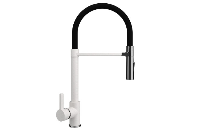 Смеситель для кухни Ulgran Classic ультра-белый (U-024-341)