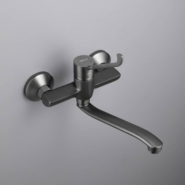 Смеситель для кухни BELZ оружейная сталь (B79019-3) Смеситель для кухни BELZ оружейная сталь (B79019-3)