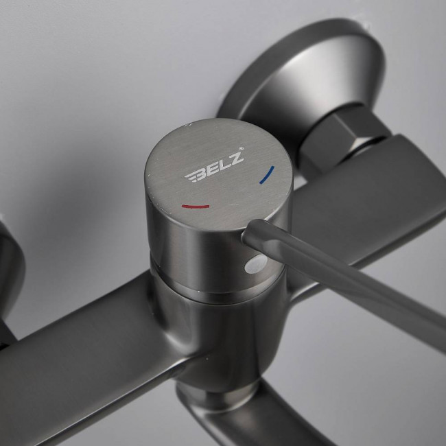 Смеситель для кухни BELZ оружейная сталь (B79019-3) Смеситель для кухни BELZ оружейная сталь (B79019-3)