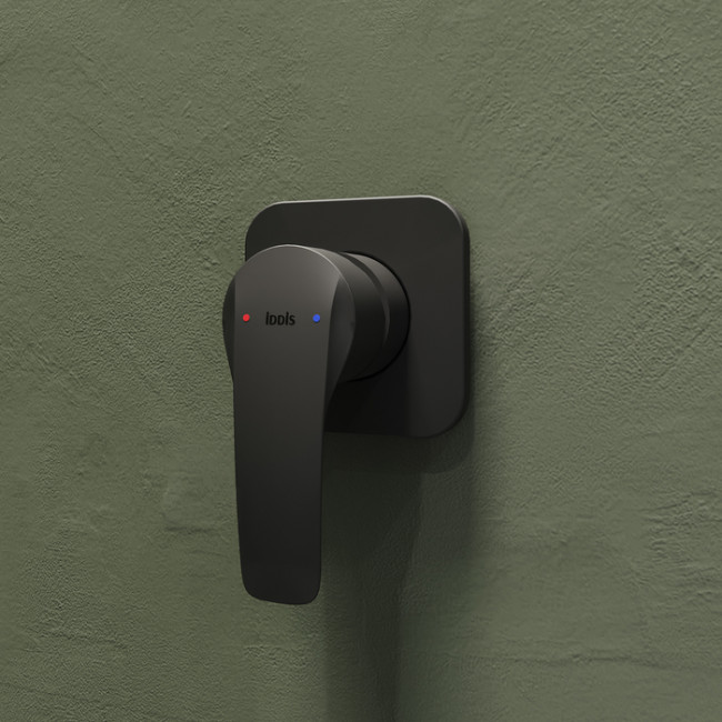 Встраиваемый смеситель с одним выходом IDDIS Ray черный матовый (RAYBL00i66)