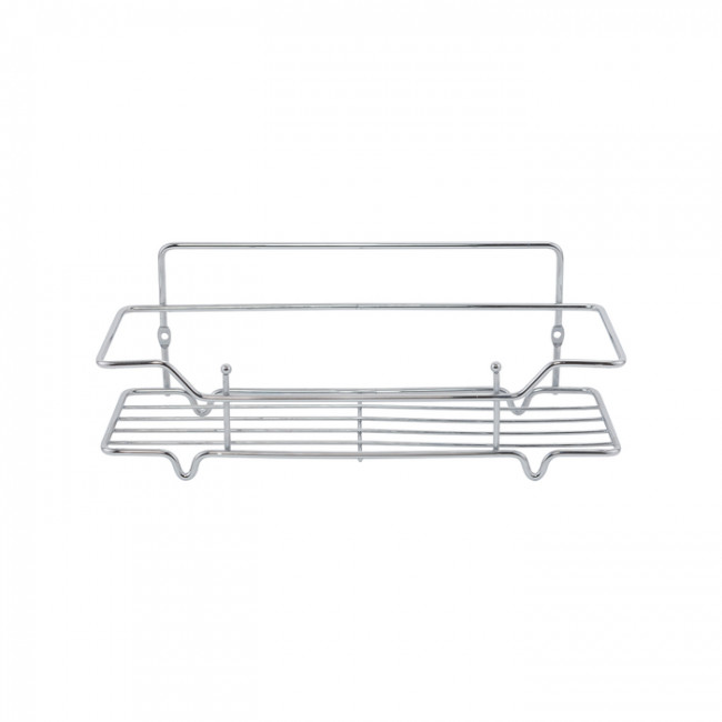 Полка одноярусная прямая Milardo Grid проволока стальная, хром (GRICS1CM44)