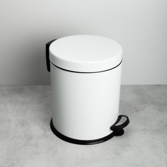 Ведро с крышкой Fixsen HoReCa (5 л) белый (FX-34024W)