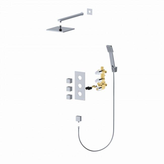Душевая система Timo Tetra-thermo 2-х режимная с термостатом (SX-0179/00SM chrome) Душевая система Timo Tetra-thermo 2-х режимная с термостатом (SX-0179/00SM chrome)