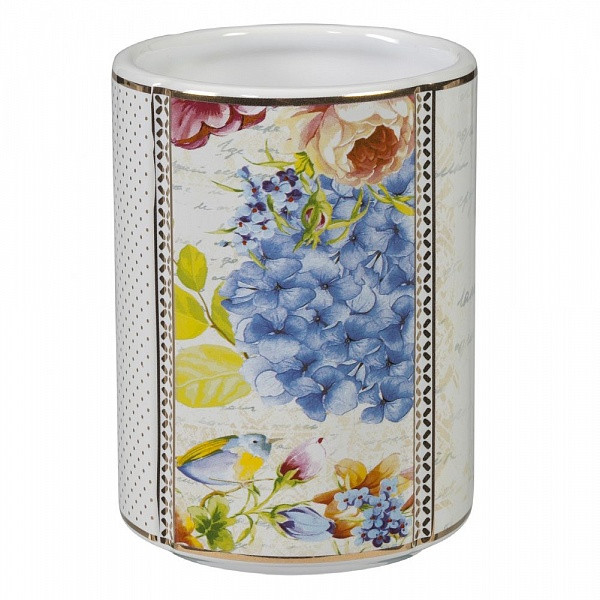 Стакан для зубной пасты Creative Bath Flora Bella FLO11MULT Стакан для зубной пасты Creative Bath Flora Bella FLO11MULT