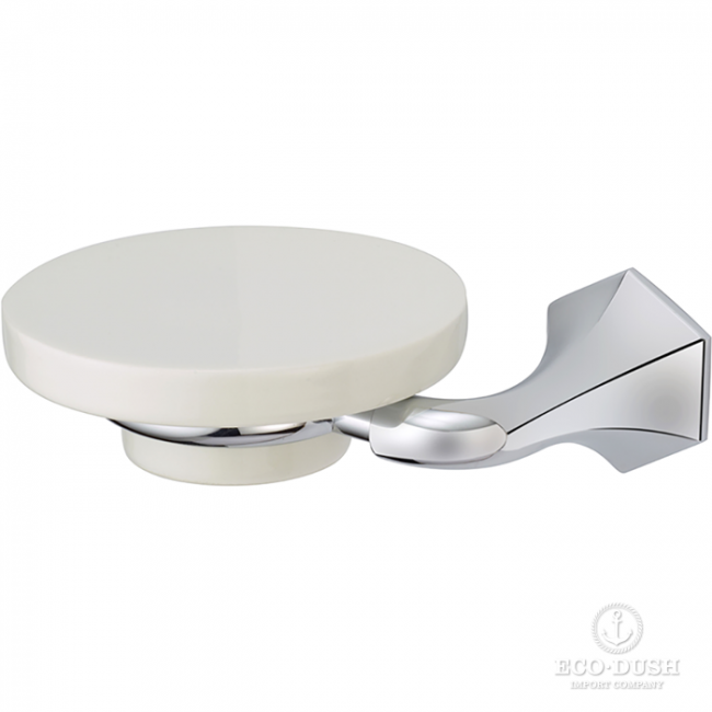 CISAL Cherie Мыльница подвесная, цвет: хром/керамика