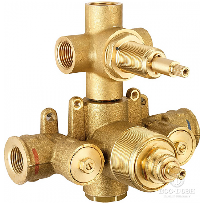 CISAL Встраиваемая часть термостатического смесителя с переключателем на 3 положения, ZA01820104