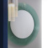 Laufen Kartell Зеркало круглое d=78см, настенное, без подсветки, цвет: изумрудный зеленый