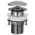 Bossini Inox Автоматический донный клапан из нержавеющей стали  1"1/4, цвет: глянцевая сталь