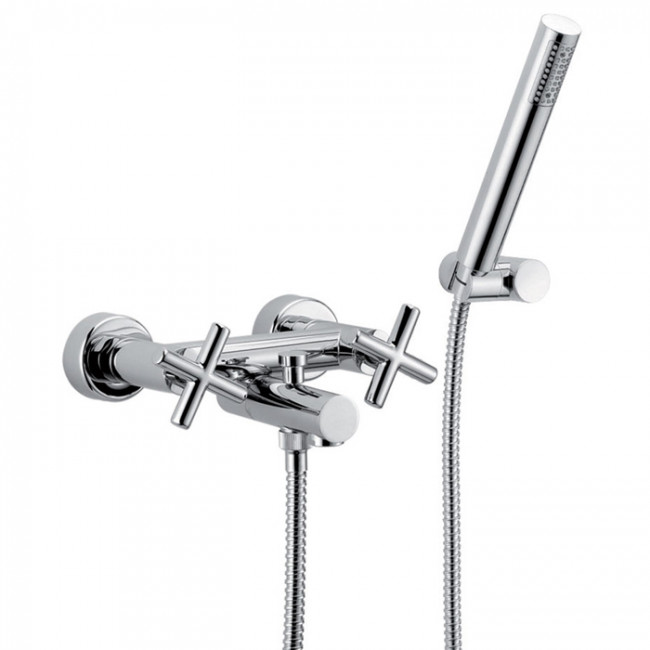 Carlo Frattini Maxima Смеситель для ванны с душем, цвет: хром Carlo Frattini Maxima Смеситель для ванны с душем, цвет: хром