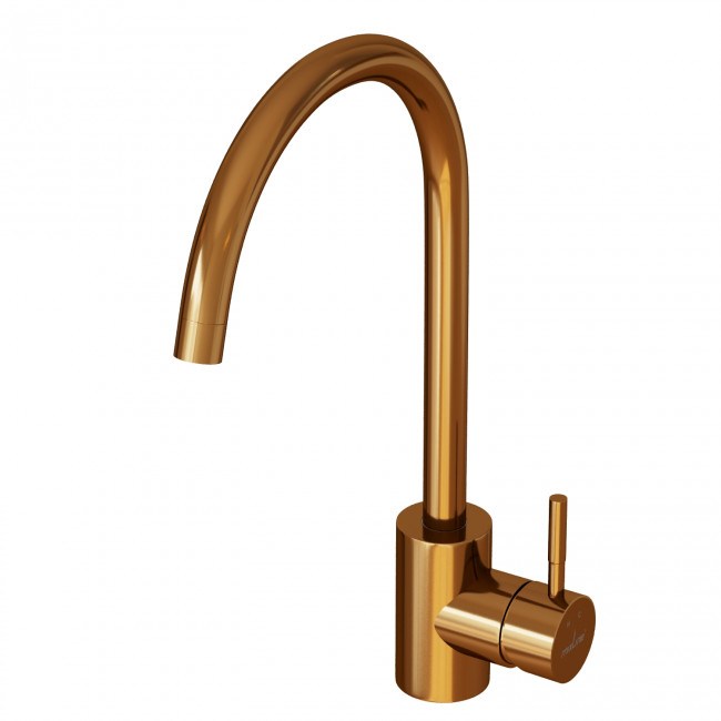 Смеситель для кухни 35k MIXLINE MLSS-0303BR трубчатый излив, БРОНЗА (553819)