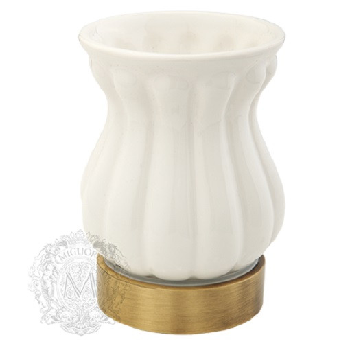 Стакан настольный Migliore Olivia ML.OLV-60.612.BI.BR