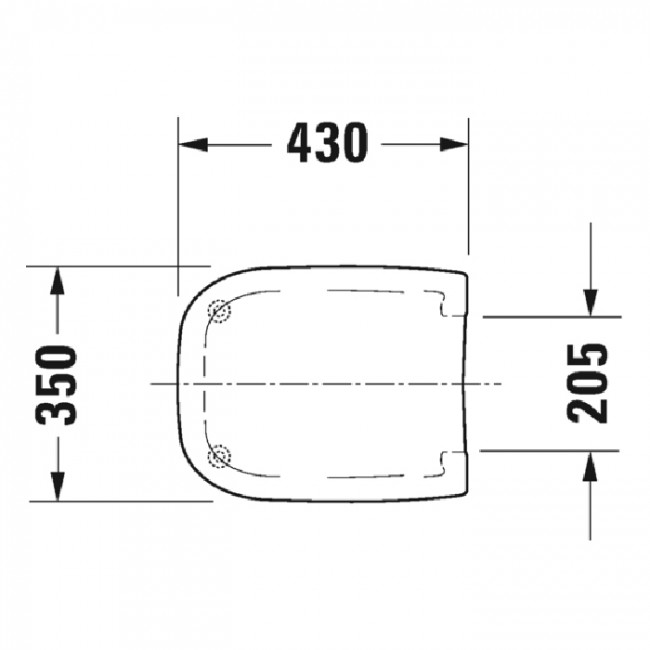 Duravit D-Code Сиденье для унитаза, петли: нерж. Сталь без автоматического опускания, Цвет: Белый