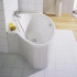 Bette Pool I Ванна правосторонняя встраиваемая, 161х102х45 см, BetteGlasur® Plus, цвет: белый