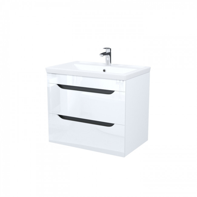 Тумба с умывальником, подвесная, 70 см, белый, Ray, IDDIS, RAY70W0i95K