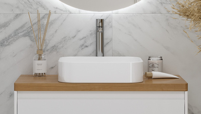 Столешница Velvex Klaufs 900 без отверстий, Invisible Line (st.KLA.90 дуб французский) Столешница Velvex Klaufs 900 без отверстий, Invisible Line (st.KLA.90 дуб французский)