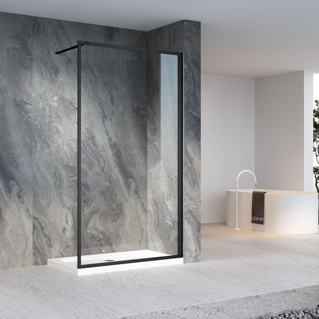 Душевая перегородка Veconi KR81B-70-01-C7 700x2000, черный