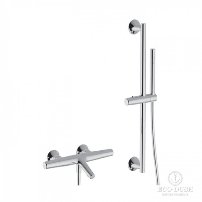 CISAL Vita Термостатиический  смеситель для ванны с ручным душем 1 режим,  цвет: хром