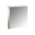 EMCO Prime2 Зеркальный шкаф 60x70см., с подсветкой, навесной, 1 дверь, R, 2 полки, розетка, цвет: белый
