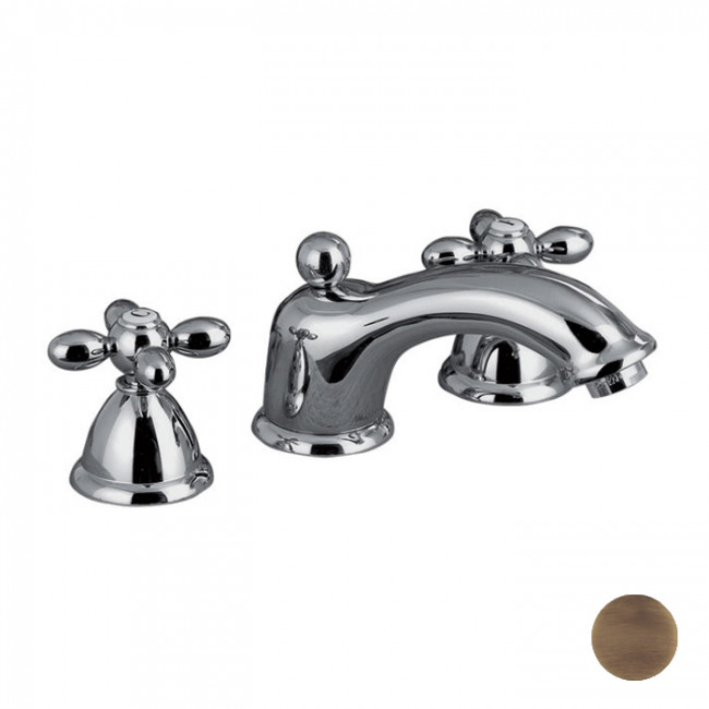 Carlo Frattini Olivia Смеситель на 3 отв. для раковины, цвет: бронза