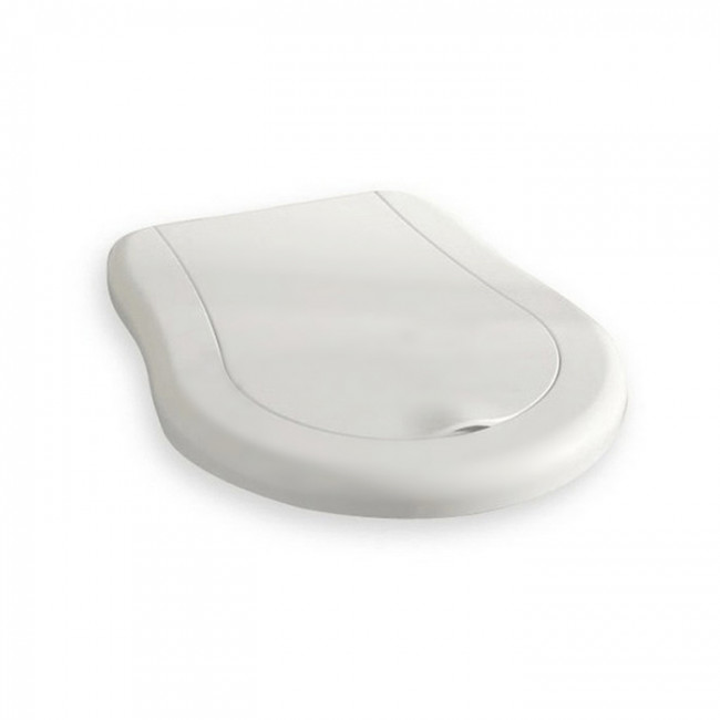 Kerasan Retro Сиденье NEW для унитаза, микролифт, цвет: белый/золото