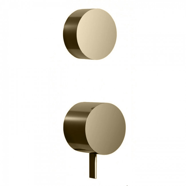 Fantini AF/21 Встраиваемый смеситель для душа, цвет: Matt British Gold PVD 27 P6 A587B