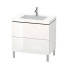 Duravit L-Cube База с раковиной 69.8x80x48см., напольная, 2 выдв. ящика, High Gloss, цвет: белый
