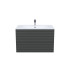 Тумба с умывальником подвесная IDDIS Bild 80 см, темно-серый (BIL80G0i95K) Тумба с умывальником подвесная IDDIS Bild 80 см, темно-серый (BIL80G0i95K)