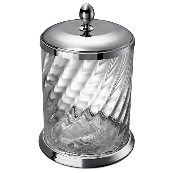 Корзина для мусора с крышкой Windisch Spiral 89802CR