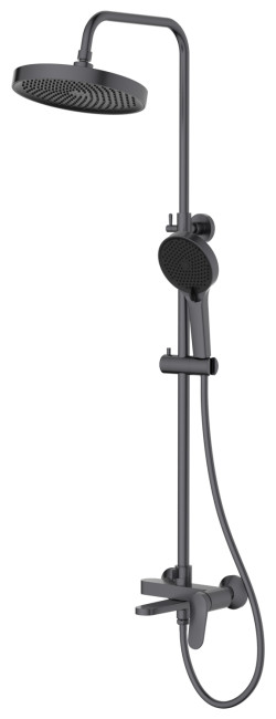 Душевая система BELZ оружейная сталь (B24786-3)