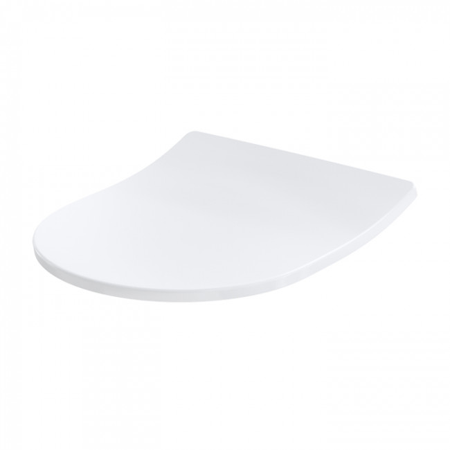 TOTO MH Сиденье Slim 39.4x49.3x6.8см, для унитазов CW161Y, CW162Y, CW163Y, с петлями из нерж.стали микролифт цвет: белый