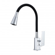 Смеситель Prohanss для кухни высокий гибкий излив, хром (P61.4406)