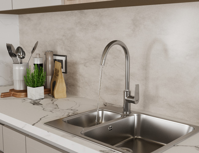 Смеситель DK для кухни высокий Bayern.Fürth (DA1522401)