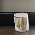 Agape Basket Круглая корзина из дерева d40x48 см, напольное, цвет: белый