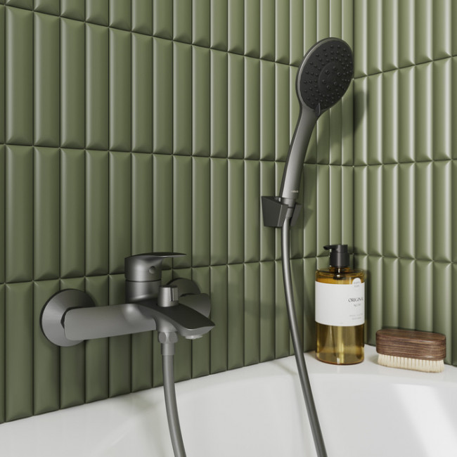 Смеситель для ванны, графит, Rora, Milardo, RORGM00M02 Смеситель для ванны, графит, Rora, Milardo, RORGM00M02