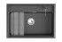 Кухонная мойка GRANULA кварц (7301i, ЧЁРНЫЙ)