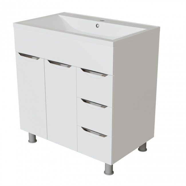 Тумба для ванной MIXLINE "ЭТЬЕН-80" под ум.Нелли-80 (553899) Тумба для ванной MIXLINE "ЭТЬЕН-80" под ум.Нелли-80 (553899)