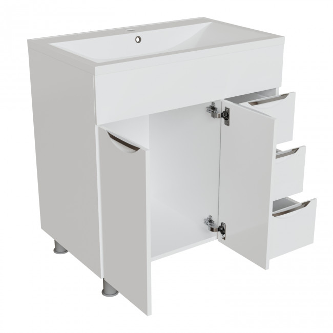 Тумба для ванной MIXLINE "ЭТЬЕН-80" под ум.Нелли-80 (553899) Тумба для ванной MIXLINE "ЭТЬЕН-80" под ум.Нелли-80 (553899)