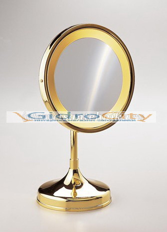 Зеркало настольное с подсветкой d.230 хром Windisch 99151CR 3X