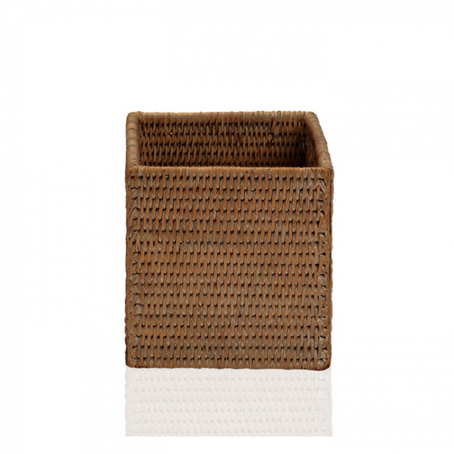 Decor Walther Basket BOD Универсальная коробка 14x14x14см, настольная, цвет: ротанг темный