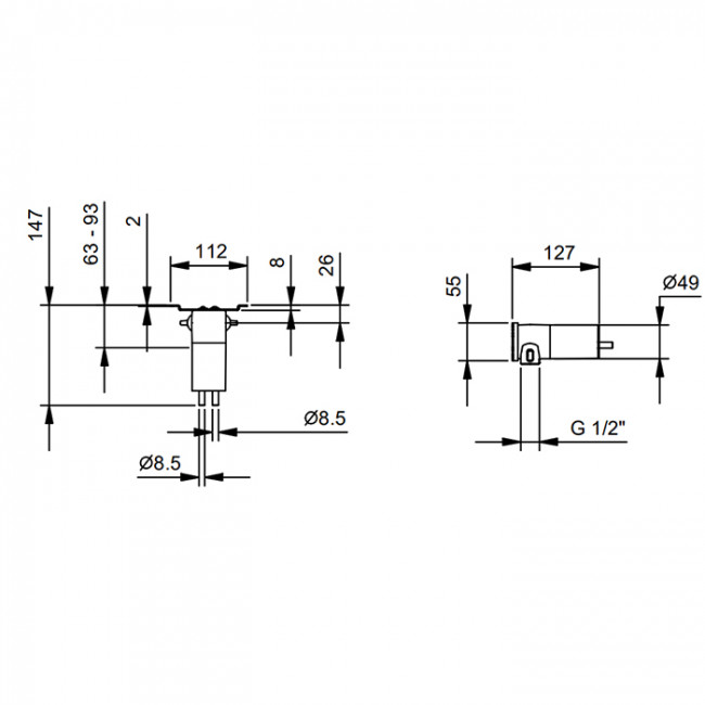 Fantini Внутренняя часть для смесителя 8114B,8115B