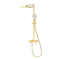 Душевая система со смесителем DQ Dortmund мат.золото (DA1713707)