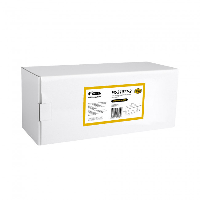 Бумагодержатель двойной с полкой для телефона Fixsen Hotel хром (FX-31011-2)