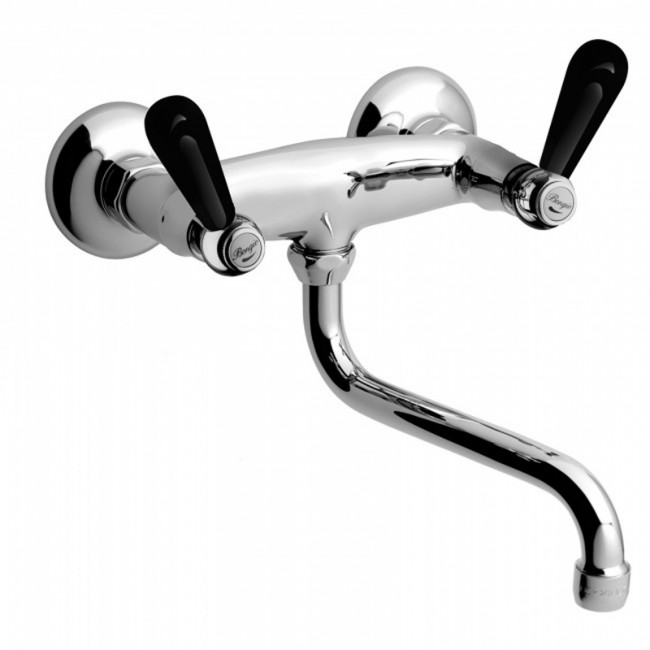 Смеситель для раковины Bongio Mille Nuits, цвет: хром/черный фарфор 22570OR00