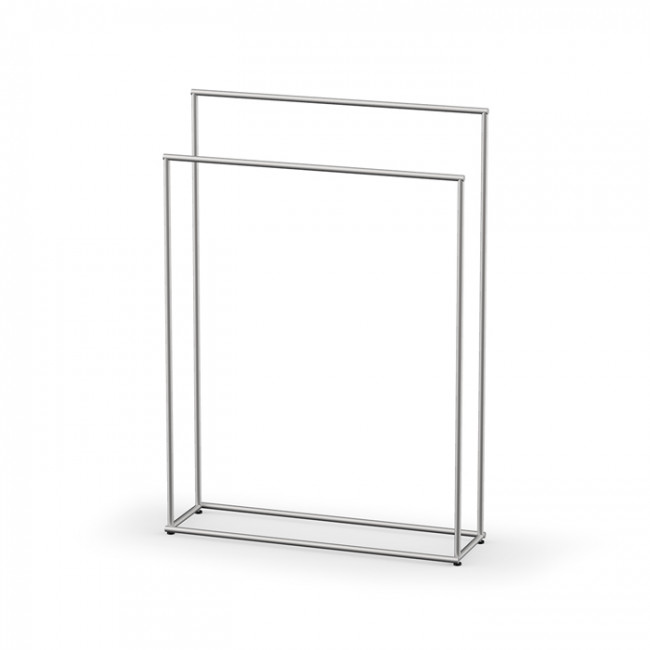 Decor Walther Mikado Полотенцедержатель 86см., напольный, двойной, цвет: сталь матовая Decor Walther Mikado Полотенцедержатель 86см., напольный, двойной, цвет: сталь матовая