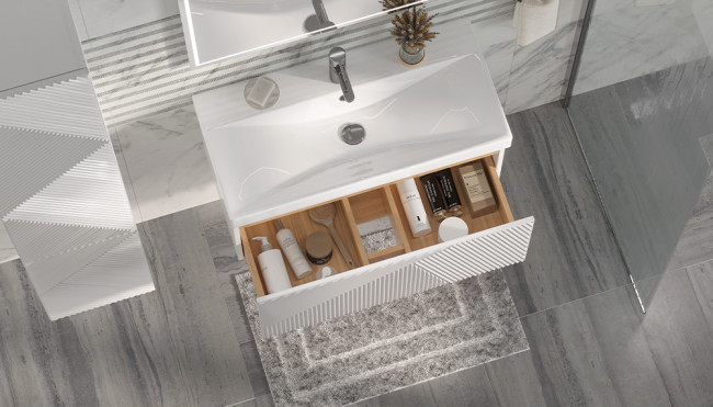 Тумба подвесная Velvex Edge 80.1Y (белая) (tp.EDG.9696.80.1Y белый глянец) Тумба подвесная Velvex Edge 80.1Y (белая) (tp.EDG.9696.80.1Y белый глянец)